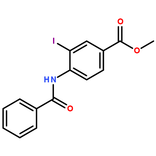 BENZOIC ACID, 4-(BENZOYLAMINO)-3-IODO-, METHYL ESTER