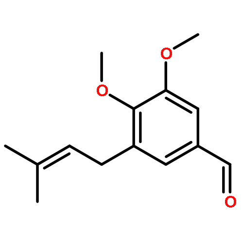 BENZALDEHYDE, 3,4-DIMETHOXY-5-(3-METHYL-2-BUTENYL)-