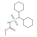 Carbamic acid, [(dicyclohexylamino)sulfonyl]-, methyl ester