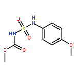 Carbamic acid, [[(4-methoxyphenyl)amino]sulfonyl]-, methyl ester