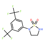 1,2,5-Thiadiazolidine, 2-[3,5-bis(trifluoromethyl)phenyl]-, 1,1-dioxide