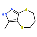 1H,5H-[1,4]DITHIEPINO[2,3-C]PYRAZOLE, 6,7-DIHYDRO-3-METHYL-