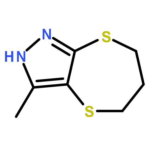 1H,5H-[1,4]DITHIEPINO[2,3-C]PYRAZOLE, 6,7-DIHYDRO-3-METHYL-