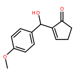 2-Cyclopenten-1-one, 2-[hydroxy(4-methoxyphenyl)methyl]-