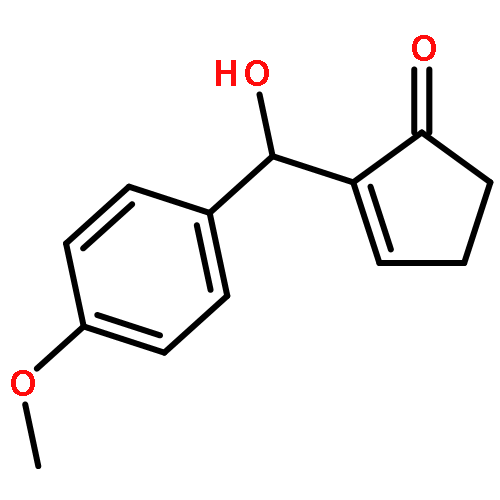 2-Cyclopenten-1-one, 2-[hydroxy(4-methoxyphenyl)methyl]-