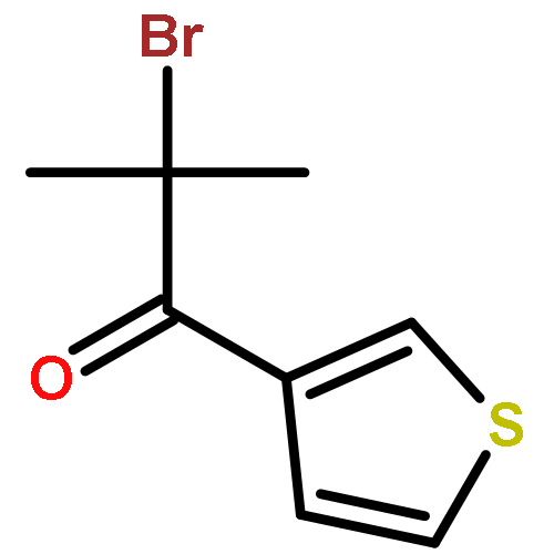 1-PROPANONE, 2-BROMO-2-METHYL-1-(3-THIENYL)-