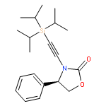 2-Oxazolidinone, 4-phenyl-3-[[tris(1-methylethyl)silyl]ethynyl]-, (4R)-