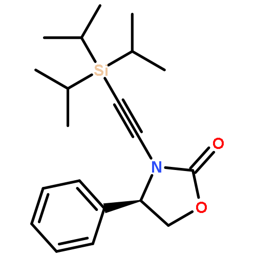 2-Oxazolidinone, 4-phenyl-3-[[tris(1-methylethyl)silyl]ethynyl]-, (4R)-