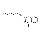 CARBAMIC ACID, 1-OCTYNYL(PHENYLMETHYL)-, METHYL ESTER