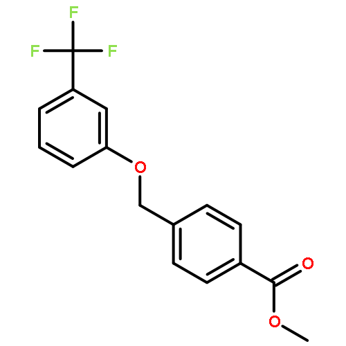 Benzoic acid, 4-[[3-(trifluoromethyl)phenoxy]methyl]-, methyl ester