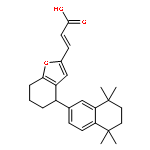 (2E)-3-[4-(5,5,8,8-tetramethyl-5,6,7,8-tetrahydronaphthalen-2-yl)-4,5,6,7-tetrahydro-1-benzofuran-2-yl]prop-2-enoic acid