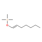 Silane, [(1Z)-1-heptenyloxy]trimethyl-