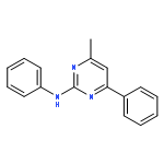 2-Pyrimidinamine, 4-methyl-N,6-diphenyl-