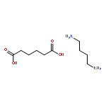 butane-1,4-diamine; hexanedioic acid