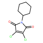 1H-PYRROLE-2,5-DIONE, 3,4-DICHLORO-1-CYCLOHEXYL-