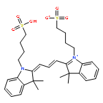 3H-Indolium,2-[3-[1,3-dihydro-3,3-dimethyl-1-(4-sulfobutyl)-2H-indol-2-ylidene]-1-propen-1-yl]-3,3-dimethyl-1-(4-sulfobutyl)-,inner salt