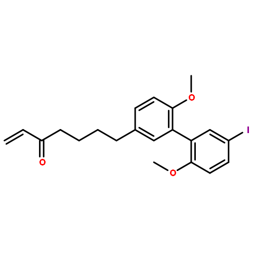 1-Hepten-3-one, 7-(5'-iodo-2',6-dimethoxy[1,1'-biphenyl]-3-yl)-