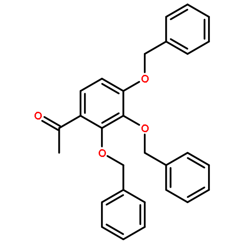 Ethanone, 1-[2,3,4-tris(phenylmethoxy)phenyl]-