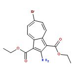 1,3-AZULENEDICARBOXYLIC ACID, 2-AMINO-6-BROMO-, DIETHYL ESTER