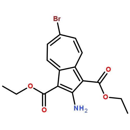 1,3-AZULENEDICARBOXYLIC ACID, 2-AMINO-6-BROMO-, DIETHYL ESTER