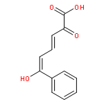 (3E,5Z)-6-hydroxy-2-oxo-6-phenylhexa-3,5-dienoic acid