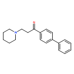 1-(biphenyl-4-yl)-3-(piperidin-1-yl)propan-1-one