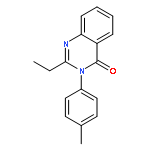 4(3H)-Quinazolinone, 2-ethyl-3-(4-methylphenyl)-