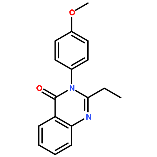 4(3H)-QUINAZOLINONE, 2-ETHYL-3-(4-METHOXYPHENYL)-