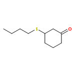 Cyclohexanone, 3-(butylthio)-