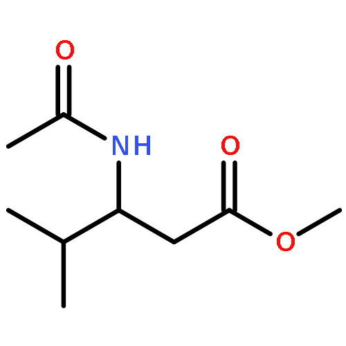 Pentanoic acid, 3-(acetylamino)-4-methyl-, methyl ester, (3S)-