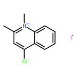 QUINOLINIUM, 4-CHLORO-1,2-DIMETHYL-, IODIDE