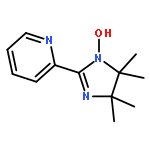 1H-Imidazol-1-yloxy, 4,5-dihydro-4,4,5,5-tetramethyl-2-(2-pyridinyl)-