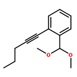 BENZENE, 1-(DIMETHOXYMETHYL)-2-(1-PENTYNYL)-