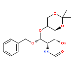 b-D-Glucopyranoside, phenylmethyl2-(acetylamino)-2-deoxy-4,6-O-(1-methylethylidene)-