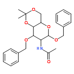 N-[2,2-dimethyl-6,8-bis(phenylmethoxy)-4,4a,6,7,8,8a-hexahydropyrano[3,2-d][1,3]dioxin-7-yl]acetamide