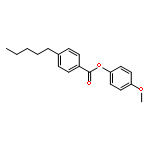 Benzoic acid, 4-pentyl-, 4-methoxyphenyl ester