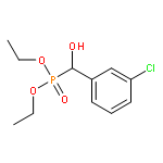 Phosphonic acid, [(3-chlorophenyl)hydroxymethyl]-, diethyl ester