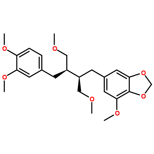 1,3-Benzodioxole,6-[(2R,3R)-4-(3,4-dimethoxyphenyl)-2,3-bis(methoxymethyl)butyl]-4-methoxy-,rel-