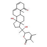 (22R)-14,20-dihydroxy-22,26-epoxyergosta-3,5,24-triene-1,26-dione