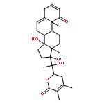 (22R)-14,17,20-trihydroxy-22,26-epoxyergosta-2,5,24-triene-1,26-dione