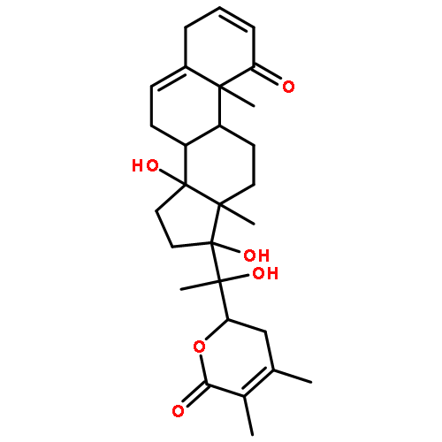 (22R)-14,17,20-trihydroxy-22,26-epoxyergosta-2,5,24-triene-1,26-dione