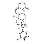 (22R)-14,17,20-trihydroxy-22,26-epoxyergosta-3,5,24-triene-1,26-dione