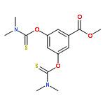 Benzoic acid, 3,5-bis[(dimethylamino)thioxomethoxy]-, methyl ester