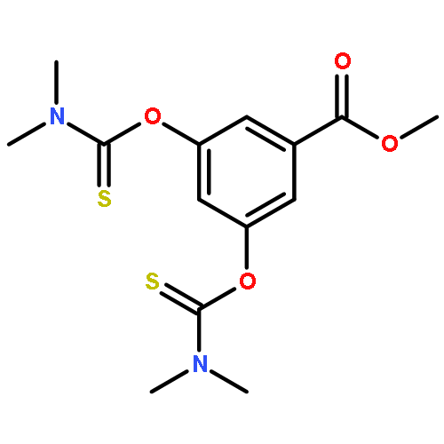 Benzoic acid, 3,5-bis[(dimethylamino)thioxomethoxy]-, methyl ester