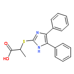 2-[(4,5-Diphenyl-1H-imidazol-2-yl)thio]-propanoic acid