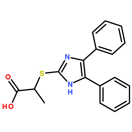 2-[(4,5-Diphenyl-1H-imidazol-2-yl)thio]-propanoic acid