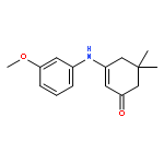 2-Cyclohexen-1-one, 3-[(3-methoxyphenyl)amino]-5,5-dimethyl-