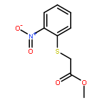 Acetic acid, [(2-nitrophenyl)thio]-, methyl ester