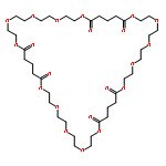 1,4,7,10,13,19,22,25,28,31,37,40,43,46,49-Pentadecaoxacyclotetrape
ntacontane-14,18,32,36,50,54-hexone