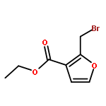 3-Furancarboxylic acid, 2-(bromomethyl)-, ethyl ester